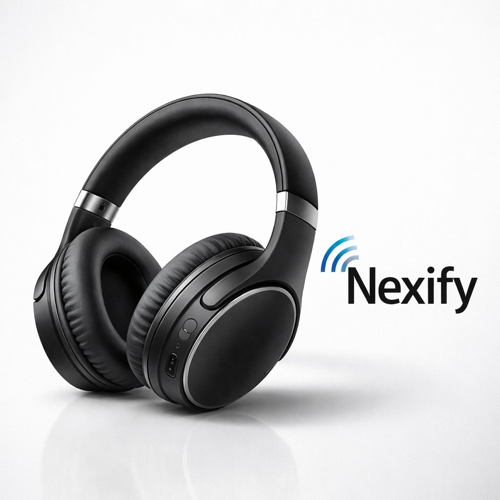 Nexify Premium Wireless Headphones – HiFi Sound | 40H Battery | Fast Charging